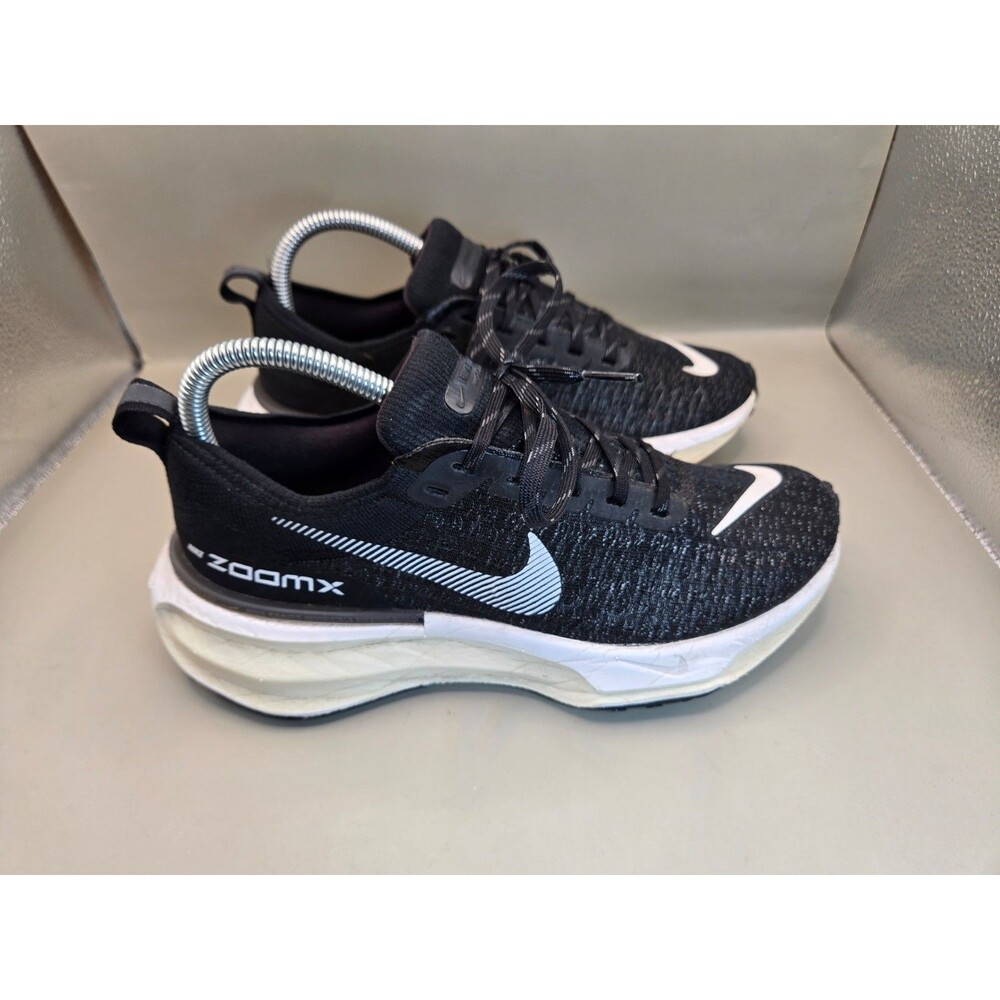 Nike ZoomX Invincible Run Flyknit 3 Shoes Womens 7.5 Black Road Running Sneakers